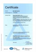 ISO 9001 certificate of Xiamen Boltun and Boltec
